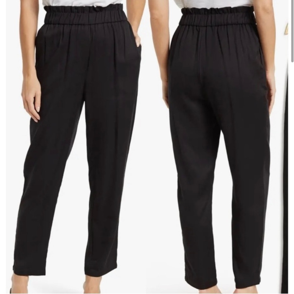 NWT 100% Viscose FRNCH Paperbag pants
